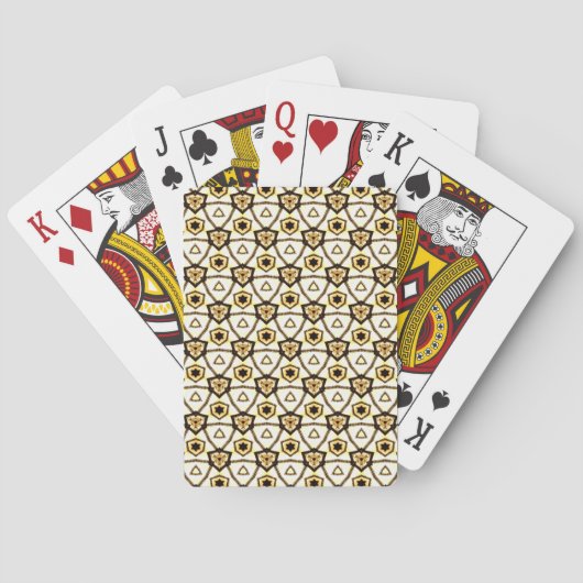 Mooie abstracte pokerkaarten (Achterkant)