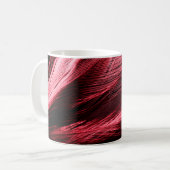 Mooie Abstracte, roze, donkere wandachtergrond, Te Koffiemok (Voorkant links)