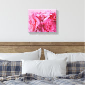 Mooie abstracte  roze rozen bloemen canvas afdruk (Insitu (Slaapkamer))