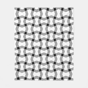 Mooie abstracte sierachtergrond, zwart, g fleece deken