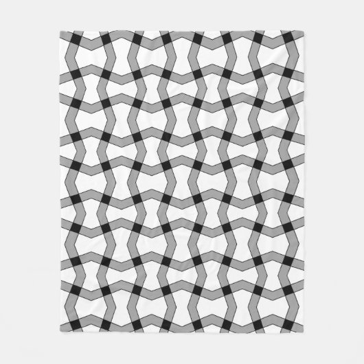 Mooie abstracte sierachtergrond, zwart, g fleece deken (Voorkant)