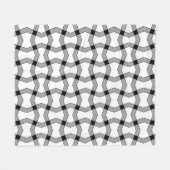 Mooie abstracte sierachtergrond, zwart, g fleece deken (Voorkant (Horizontaal))