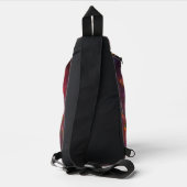 Mooie abstracte sling bag (Achterkant)