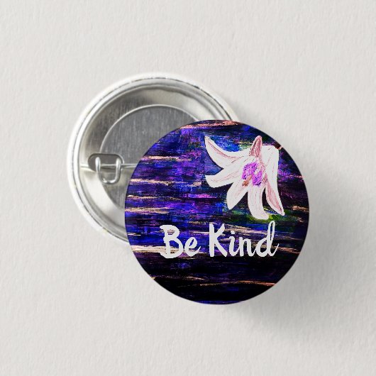 Mooie Abstracte ventilatorButton Ronde Button 3,2 Cm (Voorkant /achterkant)