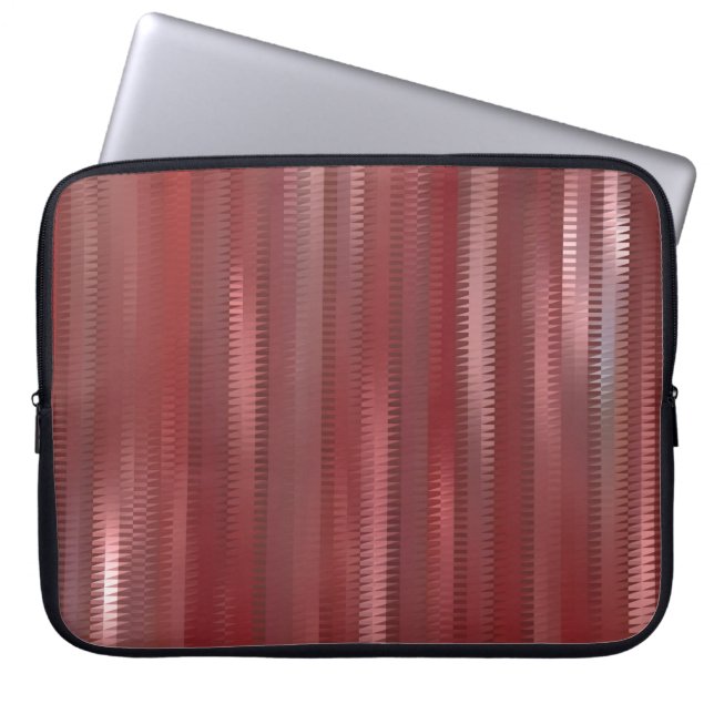 Mooie abstracte verticale rode achtergrond met li laptop sleeve (Voorkant)