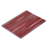 Mooie abstracte verticale rode achtergrond met li notitieboek (Linkerzijde)