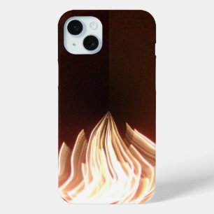 "Mooie Abstracte Vlam" Art Print iPhone 15 Mini Hoesje