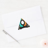 Mooie Abstracte wervelingen Art Print Sticker (Envelop)