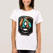 Mooie Abstracte wervelingen Art Print T-shirt (Voorkant)