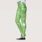 Mooie abstractie groen leggings (Links)