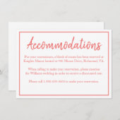 Mooie accommodaties informatiekaartje (Voorkant / Achterkant)