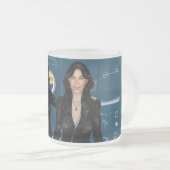 Mooie achtergrond computerscherm voor vrouwen matglas koffiemok (Voorkant rechts)