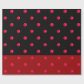 Mooie,  achtergrond, polka stip, rood en rood cadeaupapier (Vlak)