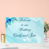 Mooie acryl welkom op onze bruiloft teken bord (Huwelijk)