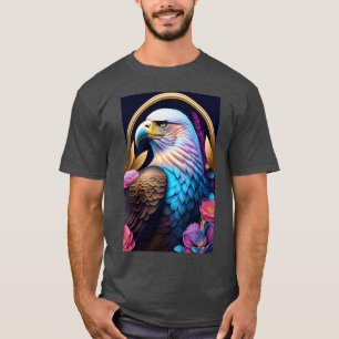 mooie adelaar omlijst metvocals familie t-shirt
