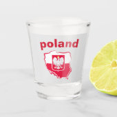 Mooie adelaar polen shot glas (Voorkant)