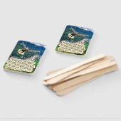 Mooie adelaar Schrift Jesaja 40:31 Handwaaier (Niet-gemonteerd)