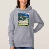 Mooie adelaar Schrift Jesaja 40:31 Hoodie (Voorkant)