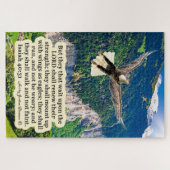 Mooie adelaar Schrift Jesaja 40:31 Legpuzzel (Horizontaal)