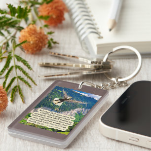 Mooie adelaar Schrift Jesaja 40:31 Sleutelhanger