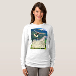 Mooie adelaar Schrift Jesaja 40:31 T-shirt