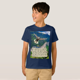 Mooie adelaar Schrift Jesaja 40:31 T-shirt