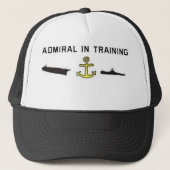 Mooie admiraal trucker pet (Voorkant)