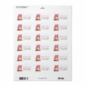 Mooie adreslabels  etiket (Full Sheet)