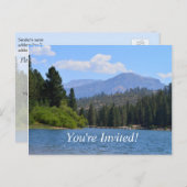 mooie afbeelding afgestudeerden uitnodiging briefkaart (Voorkant / Achterkant)