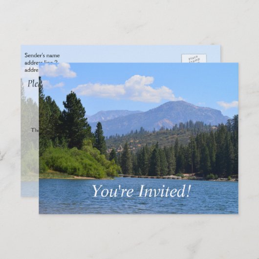 mooie afbeelding afgestudeerden uitnodiging briefkaart (Voorkant / Achterkant)