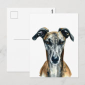 Mooie afbeelding van de Broedle Greyhound Briefkaart (Voorkant / Achterkant)