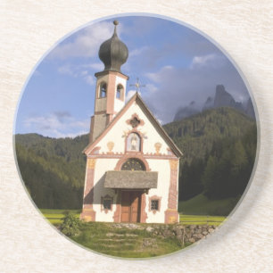 Mooie afgelegen eenzame kerk genaamd Rainui Zandsteen Onderzetter