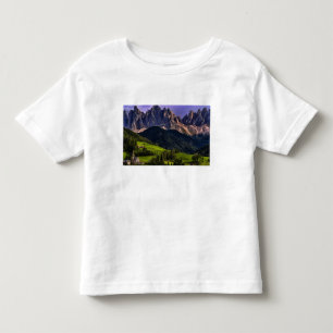 Mooie afgelegen eenzame kerk St Maddalena Kinder Shirts