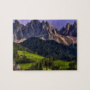 Mooie afgelegen eenzame kerk St Maddalena Legpuzzel