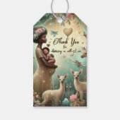 Mooie African Baby shower Gift Label Cadeaulabel (Achterkant)