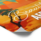 Mooie Afrika Beroemde reisplaats  Poster (Hoek)