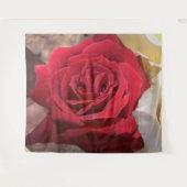 Mooie Afrika Rode Roos Wandkleed (Voorkant (horizontaal))