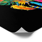 Mooie Afrikaanse Amerikaanse en zwarte vrouwen Poster (Hoek)