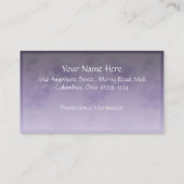 Mooie Afrikaanse Amerikaanse vrouw 2 Visitekaartje (Achterkant)