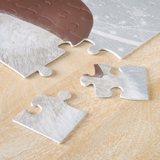 Mooie Afrikaanse Amerikaanse vrouw Legpuzzel (Zijkant)