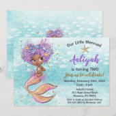 Mooie Afrikaanse Amerikaanse zeemeerdag Kaart (Voorkant / Achterkant)