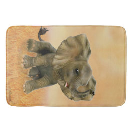Mooie Afrikaanse Baby olifant Badmat