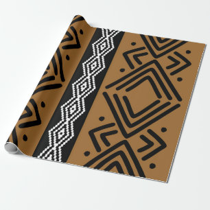 Mooie Afrikaanse Bogolan Gift Wrap Cadeaupapier