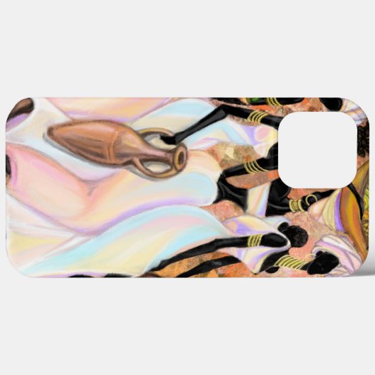 Mooie Afrikaanse dames met moderne kunststijl schi Case-Mate iPhone Case (Achterkant (horizontaal))