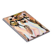 Mooie Afrikaanse dames met moderne kunststijl schi Notitieboek (Rechterzijde)