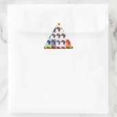 Mooie Afrikaanse kaart Checkered Pap art etnisch Sticker (Tas)