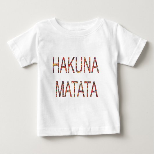 Mooie Afrikaanse kleuren Hakuna Matata Art (Voorkant)