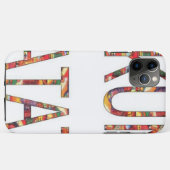 Mooie Afrikaanse  kleuren Hakuna Matata Art Case-Mate iPhone Case (Achterkant (horizontaal))