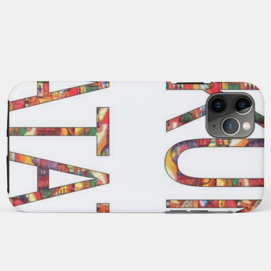 Mooie Afrikaanse  kleuren Hakuna Matata Art Case-Mate iPhone Case (Achterkant (horizontaal))