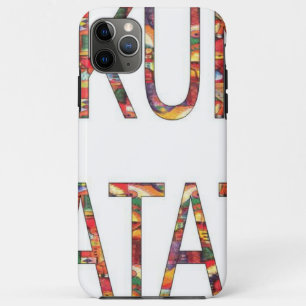Mooie Afrikaanse  kleuren Hakuna Matata Art iPhone 11 Pro Max Hoesje